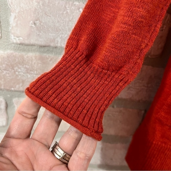 Madewell Bradley Cardigan Long Sleeve Sweater in Thai Chili Size XS - Picture 8 of 11